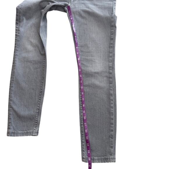 Hudson Jeans Womens Sz 27 Gray Krista Super Skinny Low Rise Preppy Bodycon - Picture 12 of 16